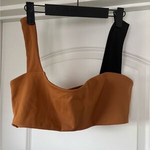 Two-Tone Brown and Black bralette